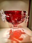 Vase from borek sipek gedateerd en gesigneerd in bohemian cristal épreuve d’artiste ! Uniek exemplaar 